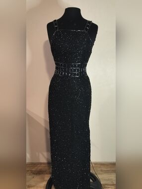 Sean Collection | Dresses | Sean Collection Blue Beaded Dress | Poshmark
